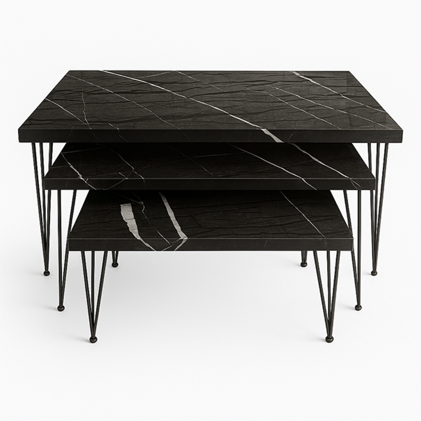 Porselen Zigon Sehpa Takımı